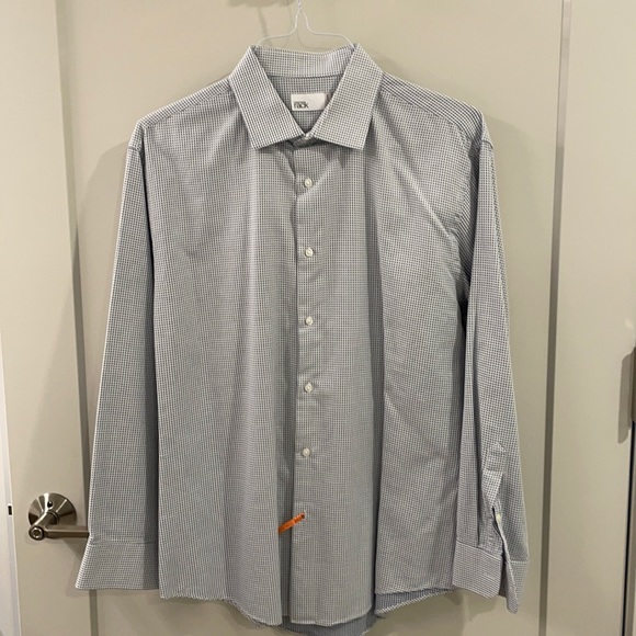 EUC Nordstrom Rack Blue and White Shirt - Picture 3 of 5